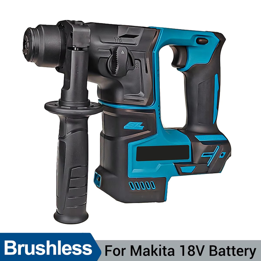 Makita Akku-Bohrhammer mit Doppelfunktion Bohren und Meißeln, blau, 680 U/min, kompatibel mit Makita LXT Akkus - Bild 2
