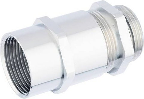 LAPP SILVYN MSK-U-M 32X1,5 Adapter Zwischenstutzen aus Messing in Silber, 5 Stück - Bild 1