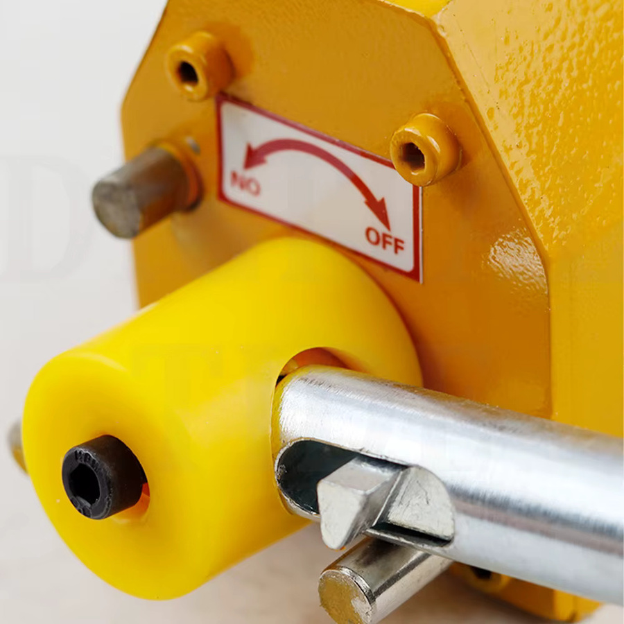 XMSJ Permanentes magnetisches Hebegerät in Gelb mit 100 kg Tragkraft als magnetischer Hebezeug und Formklemme - Bild 2