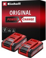 Einhell Power-X-Change Akku Twinpack 18V 4Ah Li-Ion in Rot - Bild 1