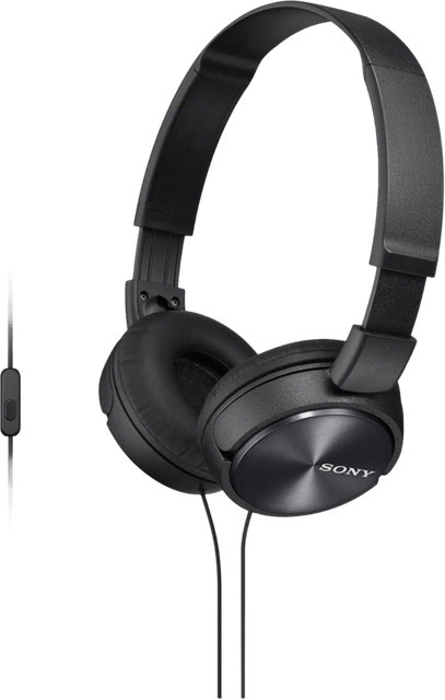 Sony MDR-ZX310AP On-Ear Kopfhörer Schwarz mit 3,5 mm Klinkenanschluss - Bild 2
