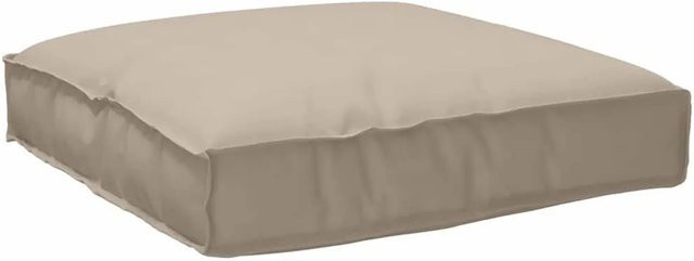 vidaXL Kissen in Taupe aus Oxford-Stoff, B/T/H: 80 x 80 x 12 cm - Bild 1