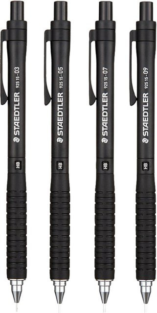 STAEDTLER 925 15 Druckbleistift Schwarz für Büro und Schule - Bild 1