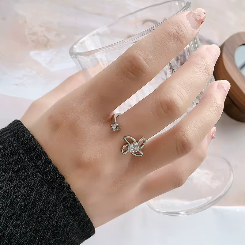 GaGa-Duck Ring, 925 Silber, Kristall, Unisex - Bild 2
