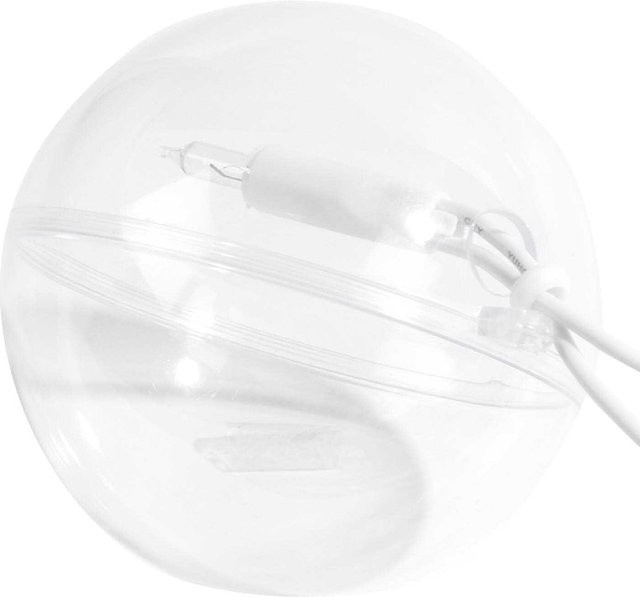 Rico Design Weihnachts-Kunststoffkugel transparent Durchmesser: 14 cm - Bild 1