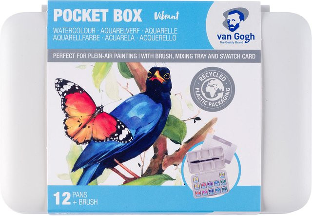 van Gogh Aquarell Set mit 12 Näpfchen in Mehrfarbig - Bild 1