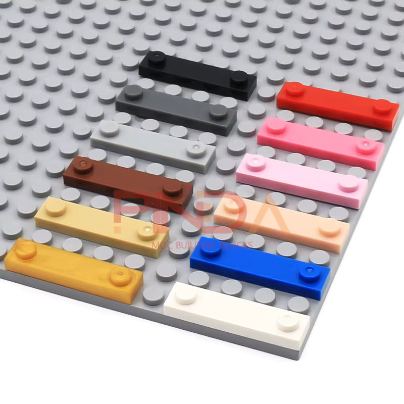 jile MOC Bausteine Platte 92593, 20-teiliges Set, Grau, Bunt / Mehrfarbig - Bild 2