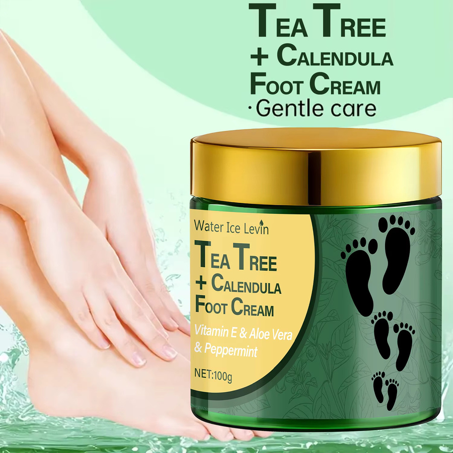 Water Ice Levin Fußcreme mit Aloe Vera und Vitamin E, Unisex - Bild 4