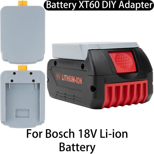 XT60-Buchsenanschluss-Adapter für Bosch 18V Li-Ionen-Akkus zur DIY-Gerätemodifikation - Bild 1