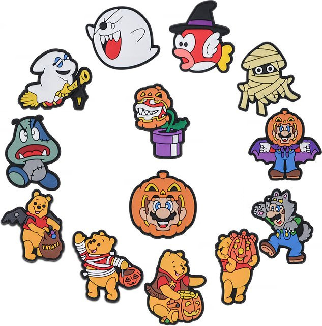 Pooh Bär Cartoon Charms, 13 Stück, PVC, Kinder - Bild 1