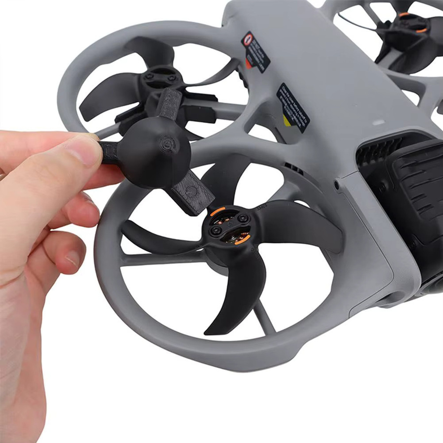 4 Stück DJI AVATA 360 Fußpolster in Orange zur Erhöhung des Landegestells als Schnellverschluss-Verlängerungsbeine - Bild 4