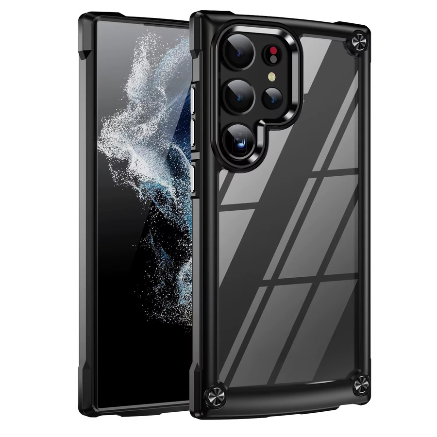 Robuste Hybrid Stoßstangenhülle für Samsung Galaxy S25 S24 S23 S22 S21 Plus Ultra A54 A34 A14 A15 5G, Klare Rüstungsschutzhülle - Bild 6