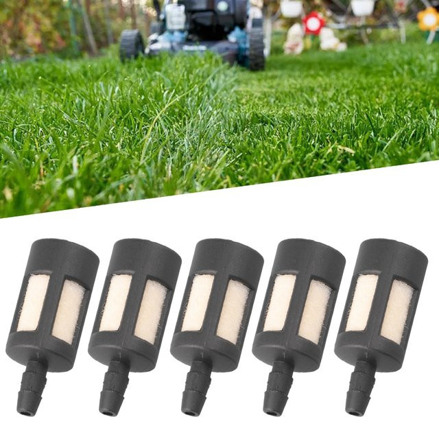 DAZZLEEX 5er Set hochwertige Filter für Gartengeräte in Schwarz für Trimmer, Kettensägen und Rasenmäher - Bild 1