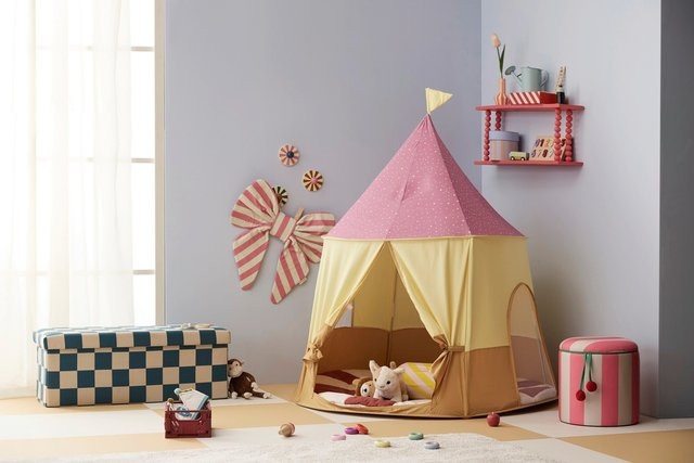Kids Concept Spielzelt Zirkus, rosa - Bild 1