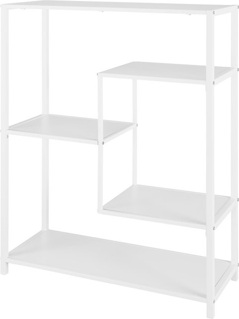 LIVARNO HOME Regal in Weiss für dein Wohnzimmer, B/T/H: 95 x 30 x 76 cm - Bild 1