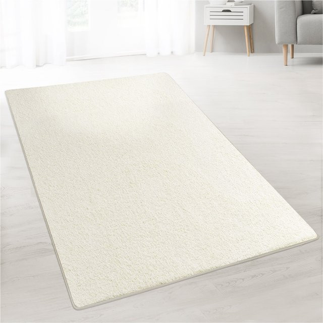 Karat homeliving Shaggy-Teppich Barcelona hand-tufted Creme/Beige auf Maß - Bild 1