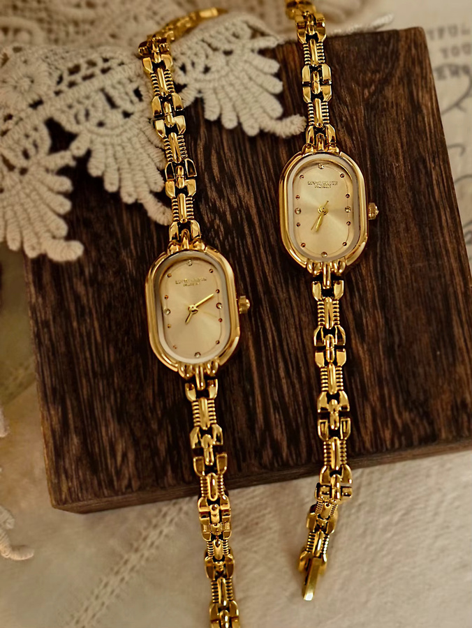 LSVTR Armbanduhr Quarz, Gold, Damen, Vintage - Bild 2