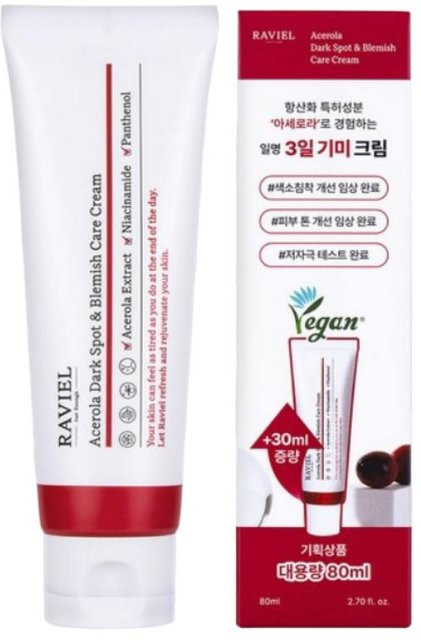 RAVIEL Acerola Creme mit Vitamin C, 80 ml, Gesichtspflege - Bild 1