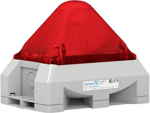 Pfannenberg Optisch-akustischer Signalgeber PY X-MA-05 Rot RAL7035 10-57VDC 100 dB - Bild 1
