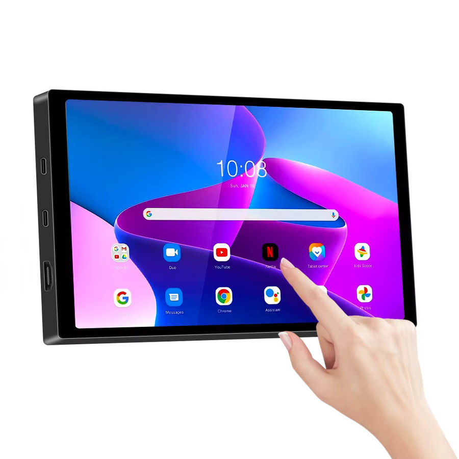 Pisichen 7 Zoll Tragbarer IPS Touchscreen Monitor mit 1280x800 Auflösung und USB-C Anschluss in Schwarz - Bild 7