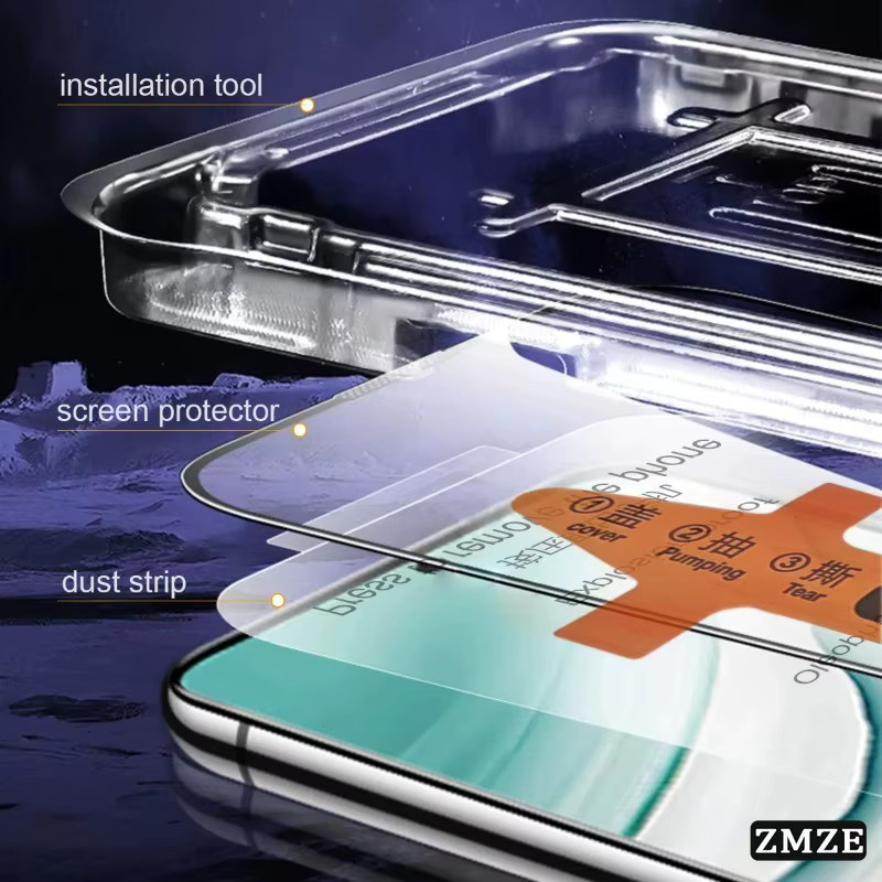 3-teiliges HD-Glasfolien-Set für Xiaomi Redmi Note 15 14 13 Pro Plus, transparent, kratzfest und wasserabweisend - Bild 2