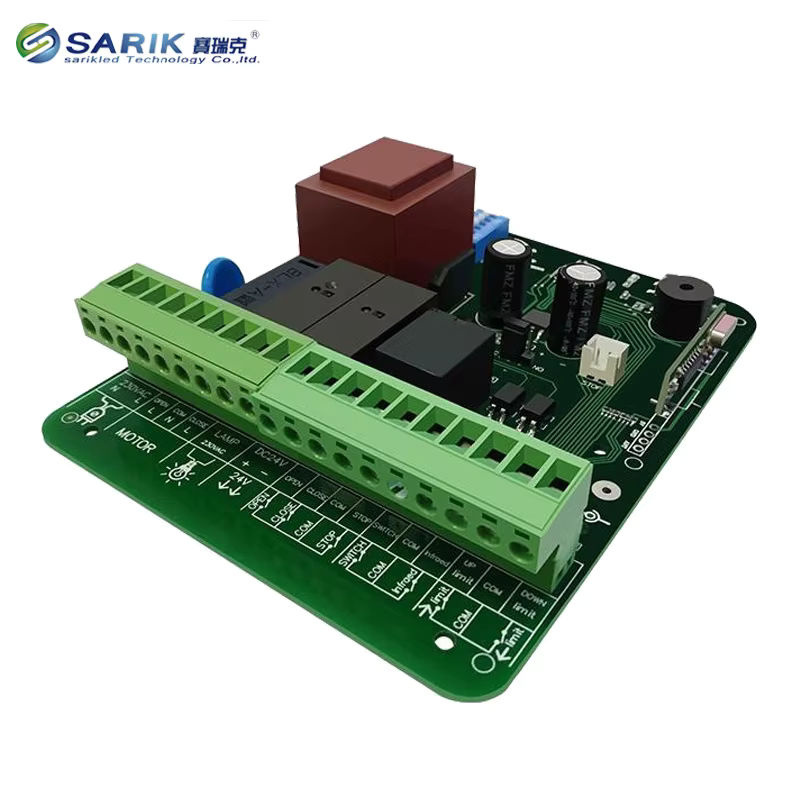 SARIK Drahtloser Garagentor-Controller mit 433 MHz RF-Empfänger und Sender für Rolltore und Röhrenmotoren - Bild 6