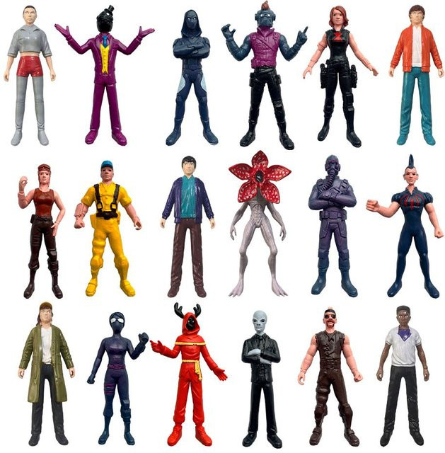 Fashnics Stranger Things Eleven Monster Figuren, 18-teiliges Set, ab 14 Jahren - Bild 1