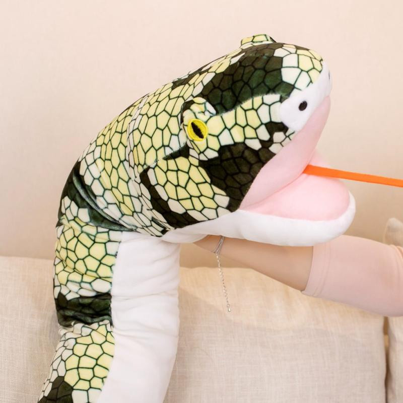 Wucifang Bags Python-Schlange, Stofftier, weiß, 165cm, ab 14 Jahren - Bild 1