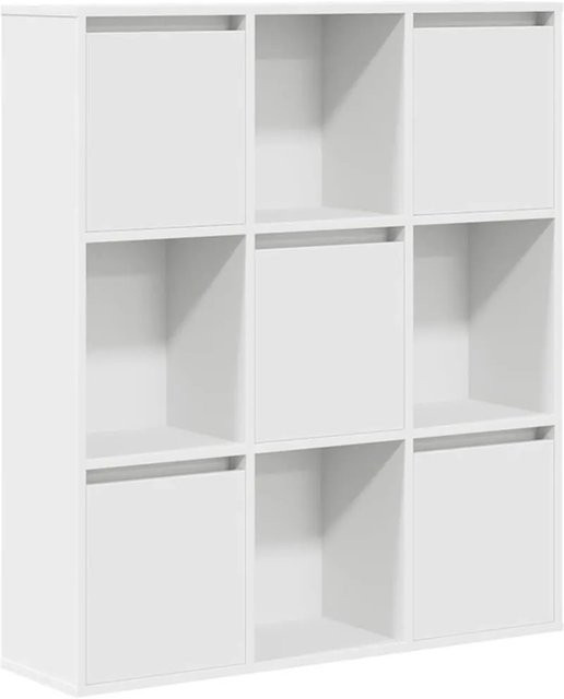 vidaXL Bücherregal Weiß B/T/H: 89 x 24 x 101,5 cm - Bild 1