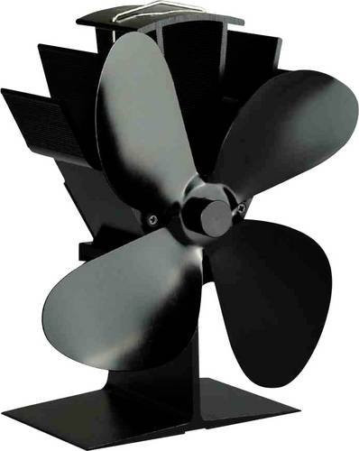 Firefix Kaminofen-Ventilator stromlos in Schwarz - Bild 2