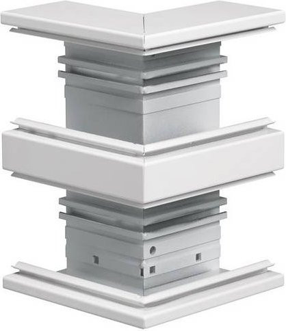 Hager Außeneck BRA652103D9016 in Weiß, B: 21,0 cm, T: 6,8 cm - Bild 1
