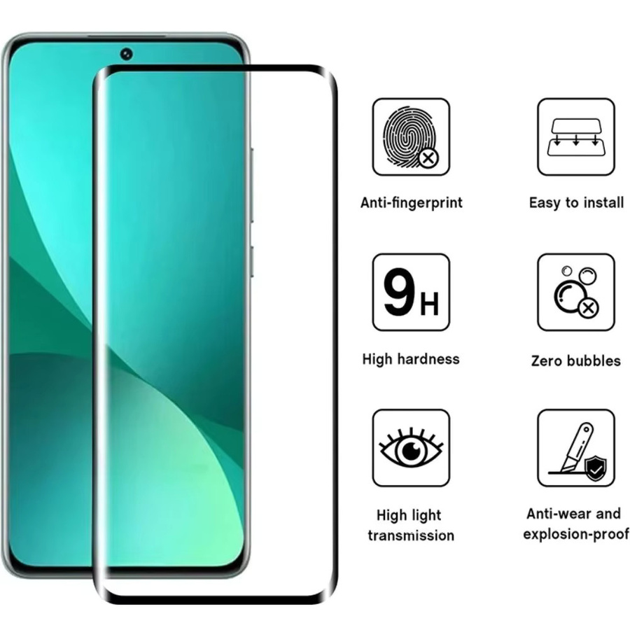 2er-Pack Displayschutz aus gehärtetem 9D Glas für Xiaomi Mi 14 13 12 Pro Ultra 11 Lite 5G 13T 11T 10T 9T Pro transparent - Bild 2