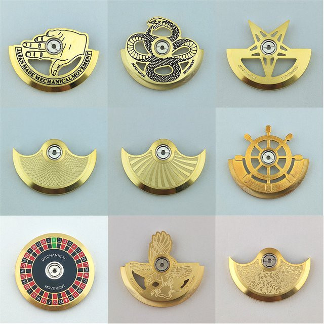 OUMASHI Schwungmassen-Rotoren, Goldene Metallrotoren, Unisex - Bild 1