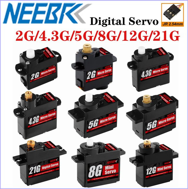 NEEBRC Digital Servo, Kunststoff/Metall, Zubehör - Bild 1