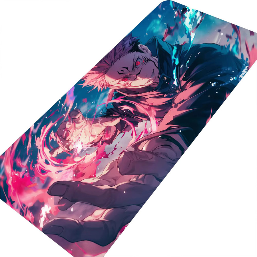Bandai Mauspad XXL S-Sukuna Jujutsu Kaisen Design, rutschfeste Schreibtischunterlage in Multicolour für Gaming und PC-Zubehör - Bild 2