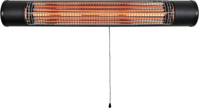 E2 Elektroheizung INFRAe2 IR-Heizstrahler Wall-Base Schwarz mit Zugschnur 750 W/1500 W - Bild 1