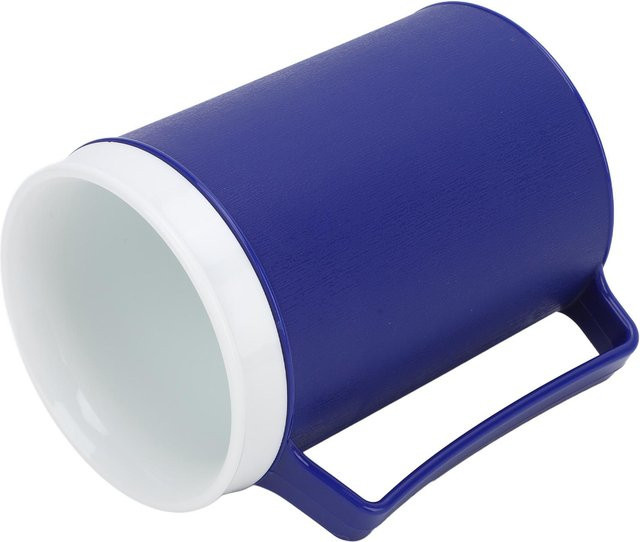 Koogeelife Reisekaffeebecher Blau, auslaufsicher und isolierter Campingbecher mit Deckel - Bild 1