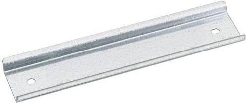Spelsberg TS 15-168 19717001 Tragschiene gelocht aus verzinktem Stahl in Silber, Länge: 16,8 cm - Bild 1