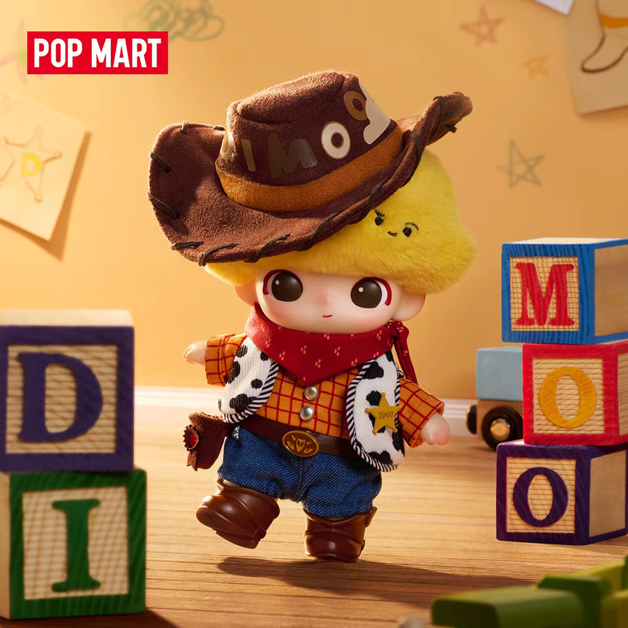 POP MART Dimoo World x Pixar, Vinyl-Plüsch-Anhänger, Actionfigur, ab 14 Jahren - Bild 2