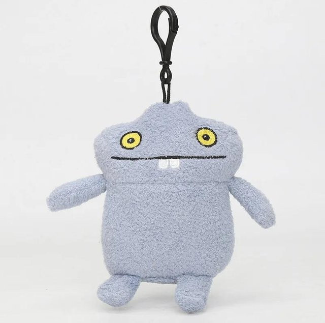Yiran toy Ugly Dolls Uglydoll, Plüsch Schlüsselanhänger, 12cm, Blau - Bild 1