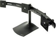 Ergotron DS100 Standfuß Monitorhalterung in Schwarz und Silber - Bild 1