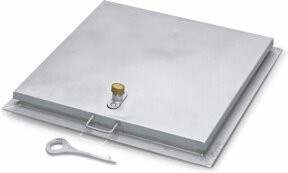 ZARGES Brunnenabdeckung eckig aus Edelstahl V2A 1.4301 B/T: 1000 x 800 mm - Bild 1