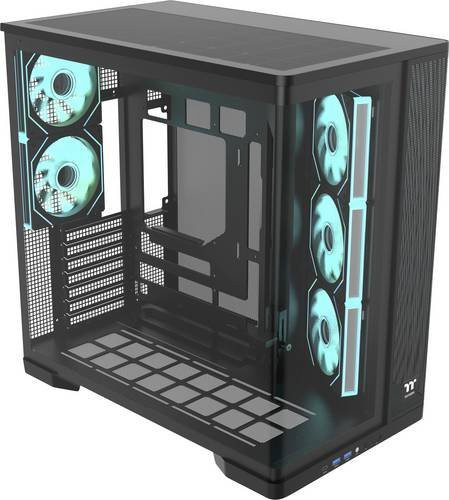 Thermaltake Arcus 380 TG Curved Midi-Tower PC-Gehäuse Schwarz mit Seitenfenster - Bild 1