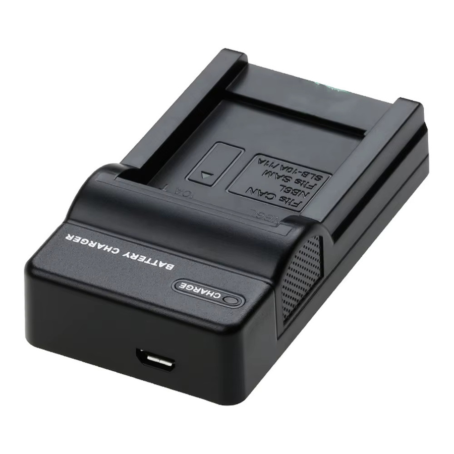 USB Kamera Akku Ladegerät SLB-10A SLB11A für Samsung EX2F WB150F WB250F WB350F WB750 WB800F WB500 WB550 HZ10 in Schwarz - Bild 2