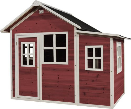 EXIT Loft 150 Holzspielhaus rot B/H/T: 149 x 159 x 188 cm - Bild 2