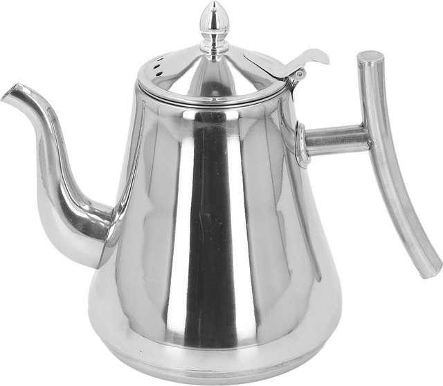 CosyHome Teekanne aus Edelstahl mit Sieb in Silber, 2 l Fassungsvermögen - Bild 1