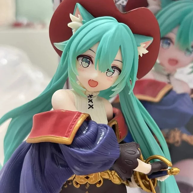 Bandai Hatsune Miku Märchenwunderland Der gestiefelte Kater, Actionfigur, Kunststoff - Bild 1