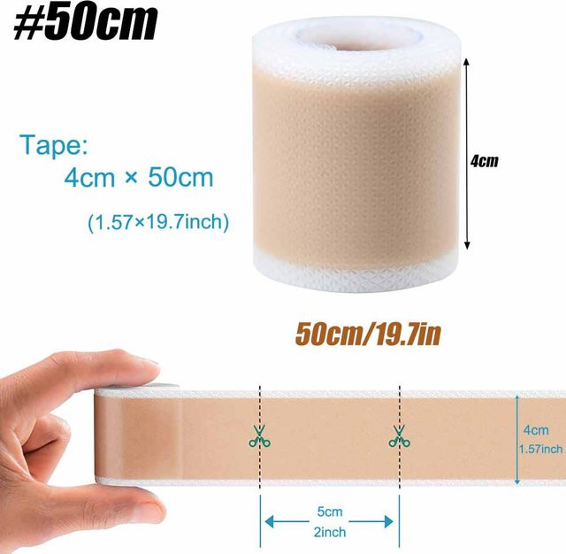 Vaoaova Silikon-Narbenpflaster, beige, Unisex - Bild 1