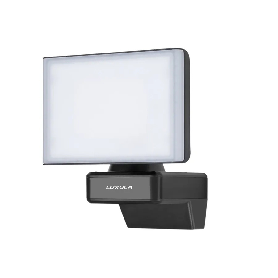 LUXULA LED Strahler Fluter 20W 2100lm 4000K Neutralweiß Schwarz IP54 Schwenkbare Außenwandleuchte aus Aluminiumguss - Bild 2