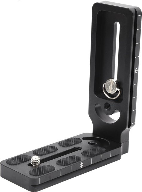 Koogeelife Aluminiumlegierung L-Halter Schnellwechselplatte für CamFi Wireless View Controller in Schwarz - Bild 1